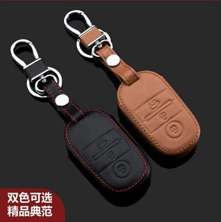 Высокое качество для KIA K5 K2 Rio Sportage R натуральная кожа Автомобильный откидной ключ