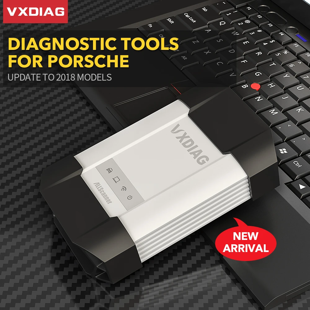 VXDIAG Профессиональный диагностический инструмент для Porsche V37.900 PI WIS III VCX DoIP OBD2