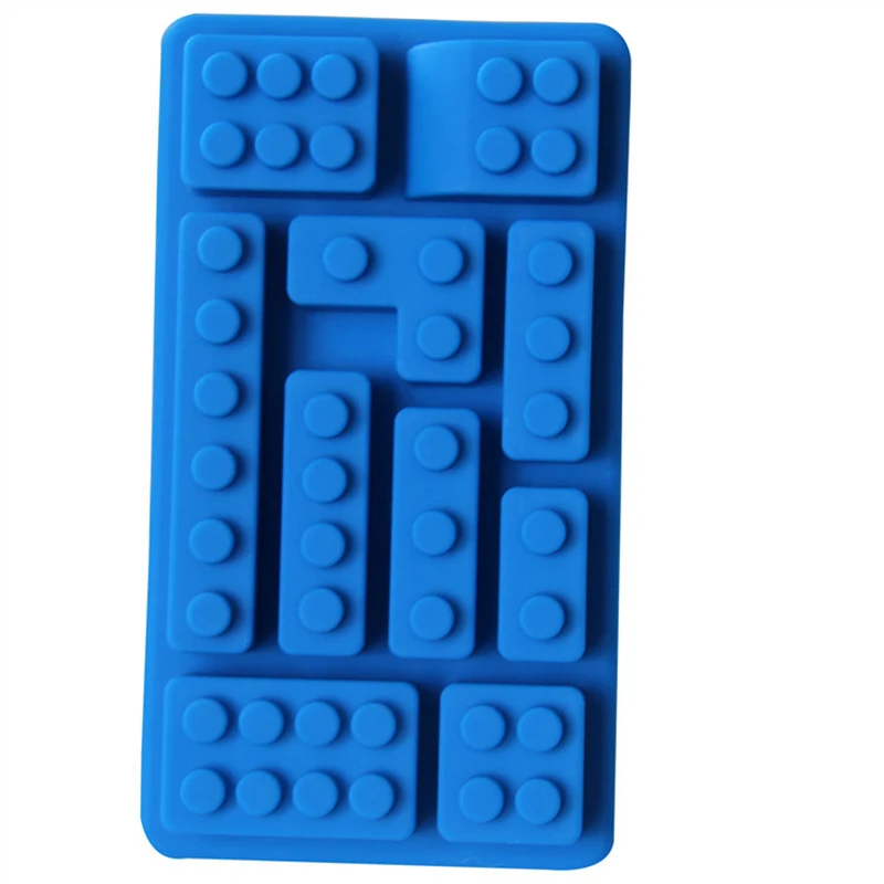 1 шт.. Силиконовые Lego кирпичная Конфета шоколадная вечерние Форма партия пользу