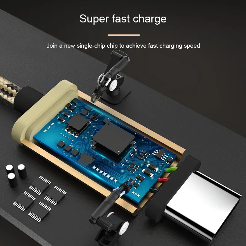 USB кабель для быстрой зарядки и передачи данных 1/2/3 м|Кабели мобильных телефонов| |
