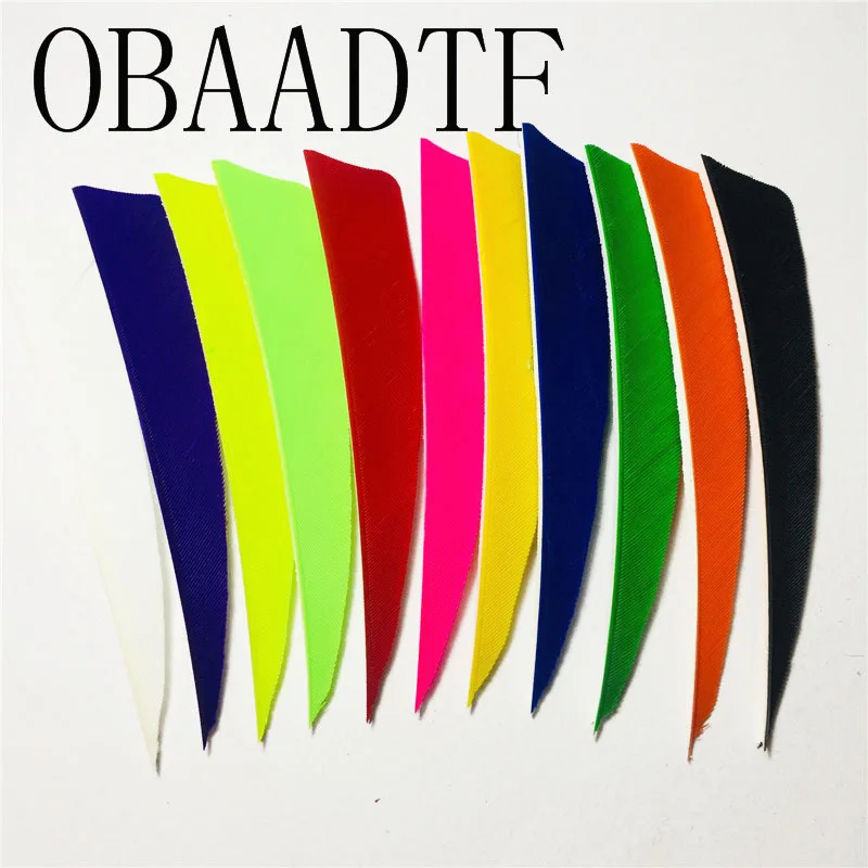 100pcs 4 Shield Cup Archery Fletches Arrow Feathers Turkey Feather Hunting Arrow Accessories-4 Inch Schield Fletchings cat schield royal babies