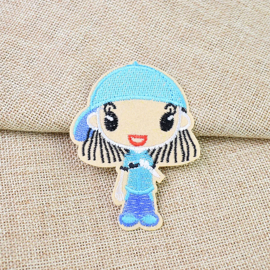 Сделай Сам подростковые патчи для одежды вышитые приклеивания утюгом аппликация