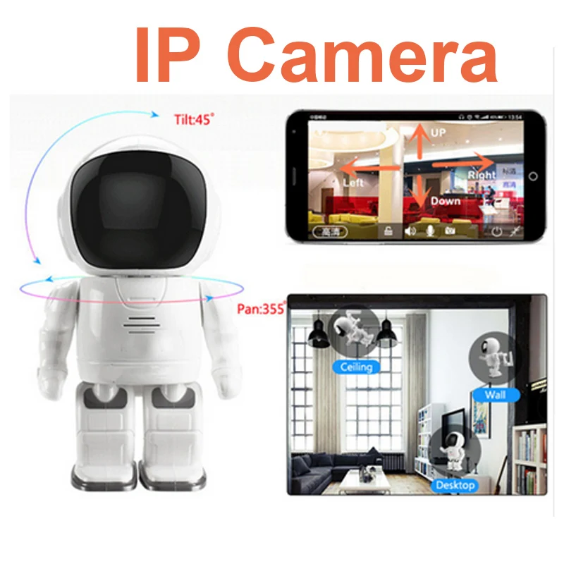 Ip-камера робот HD wifi Детский Монитор 960 P 1.3MP CMOS беспроводная CCTV P2P аудио камера