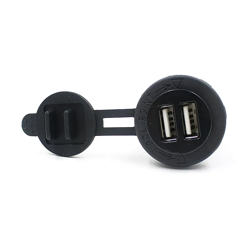 Двойной USB порт автомобильное зарядное устройство розетка для автомобильного