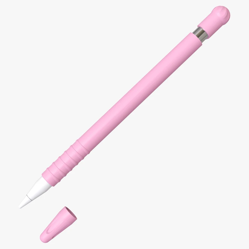 Чехол для Apple Pencil, цветной Мягкий силиконовый чехол, совместимый с iPad Touch, стилус, защитный чехол для iPad Pro