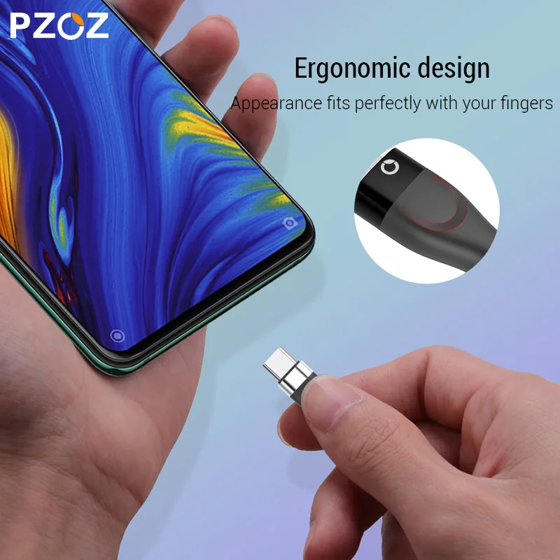 Кабель PZOZ USB C Type для быстрой зарядки и передачи данных зарядное устройство usb-c Xiaomi