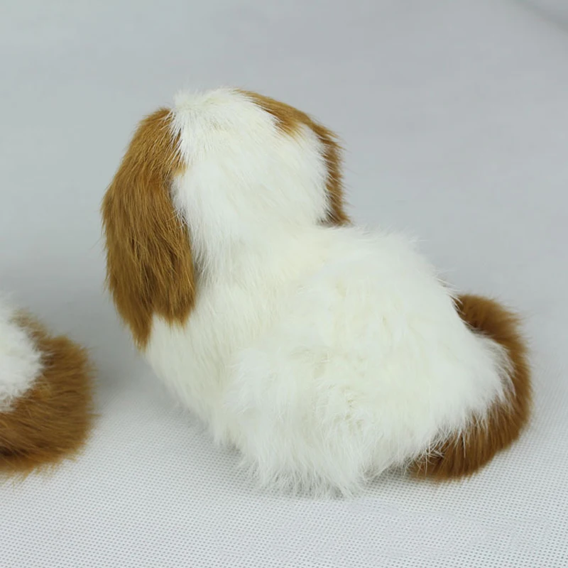 Детские игрушки имитация плюшевой собаки игрушка белого цвета детский подарок