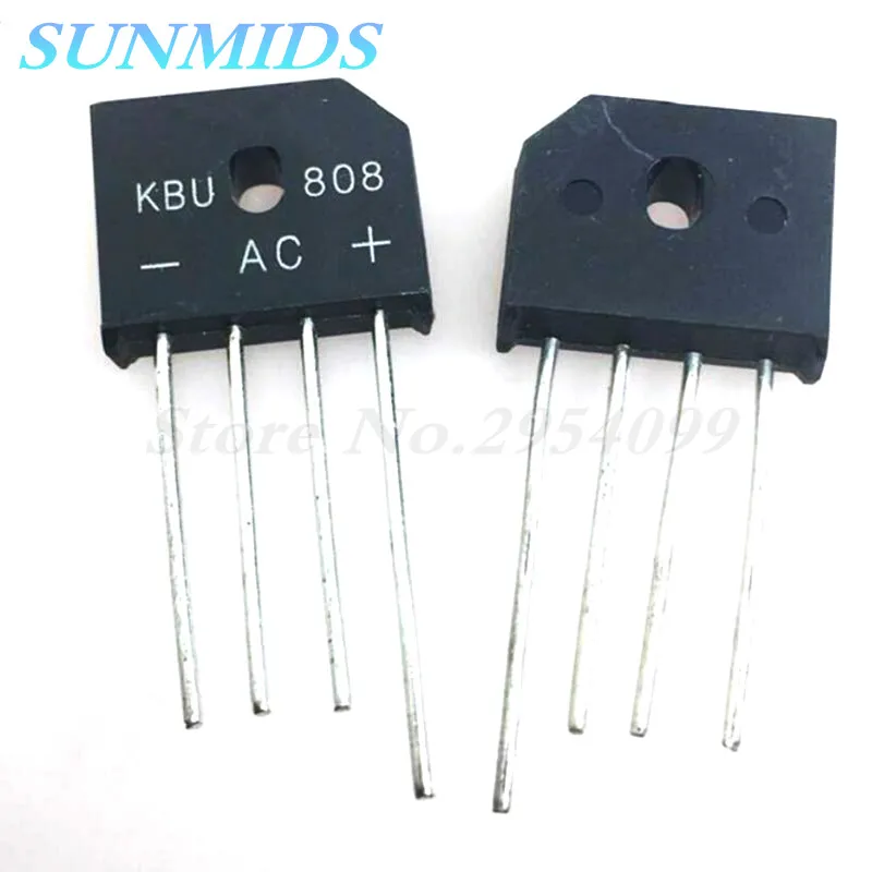 10 шт. KBU808 800V/8A | Электроника