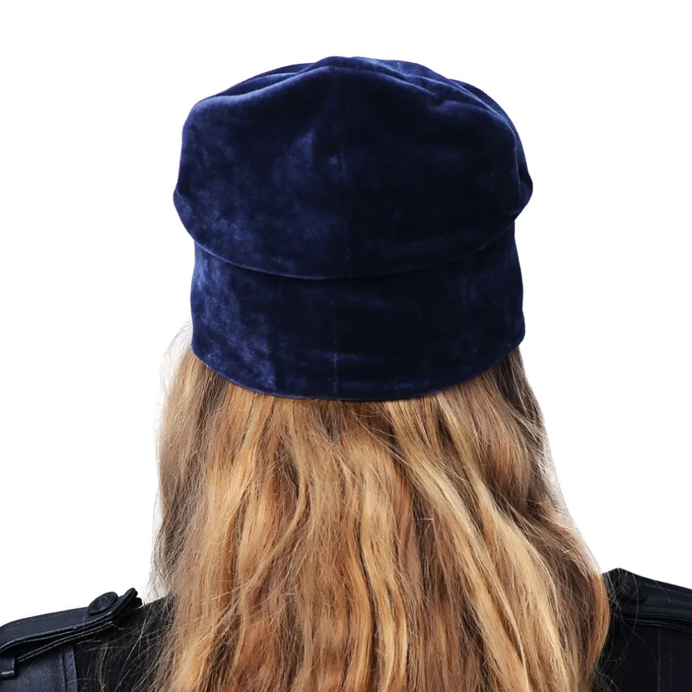 Geebro, Брендовая женская велюровая шапка, повседневная, полиэстер, Skullies Beanies, для женщин, зимняя, бархатная, простая, Балаклава, шапка Sapka