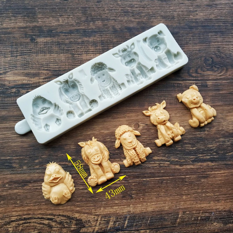 Новые Мультяшные аксессуары для изготовления шоколада DIY Gummy | Дом и сад