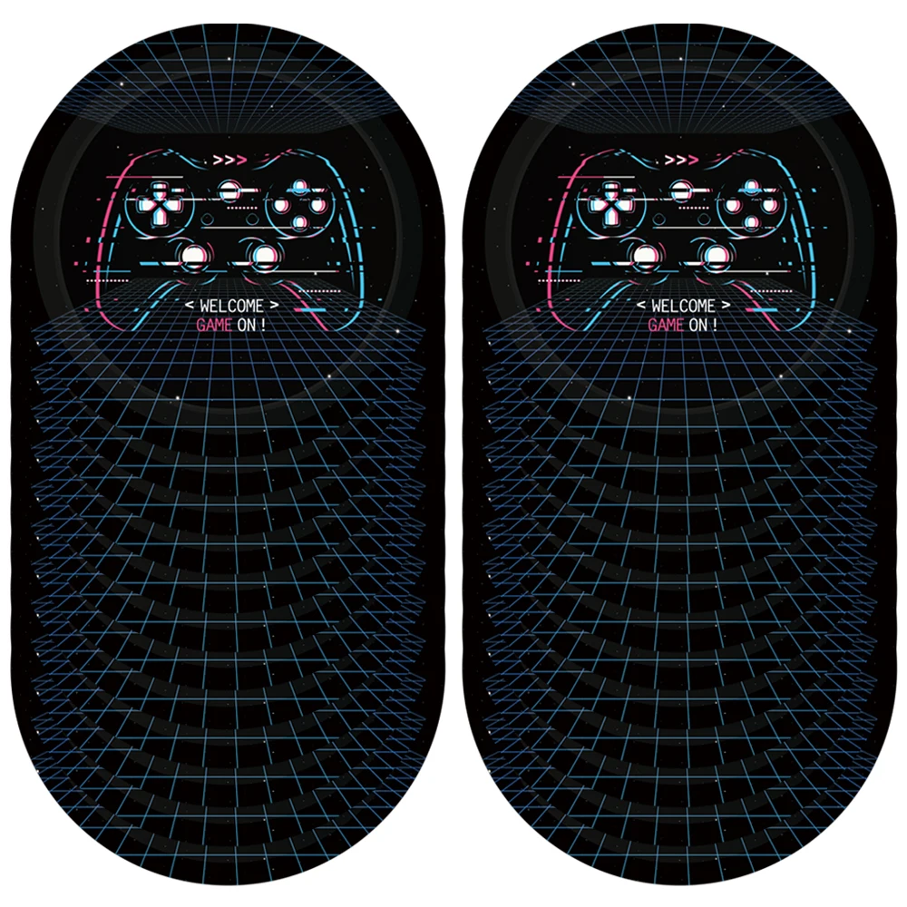 

9inch Game Theme Disposable Plates Tableware Game-pad Birthday Party Decorations for Game Lovers Clubs Party Favors Supplies