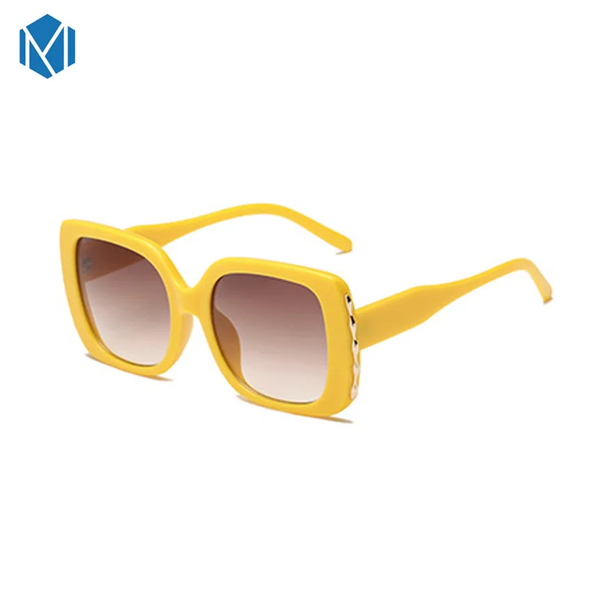 Женские и мужские солнцезащитные очки в стиле ретро MISM квадратные яркие цвета