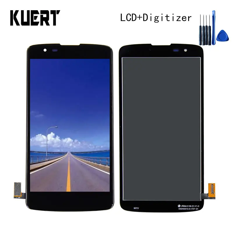 KUERT 5 0 &quotЖК дисплей Дисплей для K8 LTE K350N K350E K350DS K350 ЖК кодирующий преобразователь