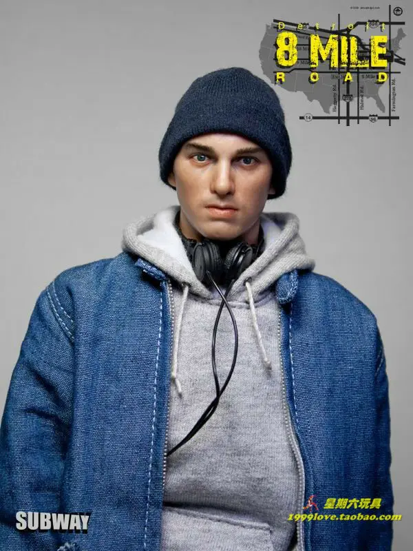 Метро 1/6 8 MILE ROAD Eminem 12 &quotфигурка игрушки MIB фигурка|Игровые фигурки и трансформеры|