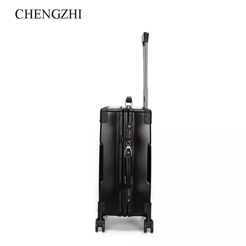 CHENGZHI 2" дюймов алюминий рамки чемодан на колесиках Cabin путешествия чемодан Spinner Тележка Чемодан на колесах