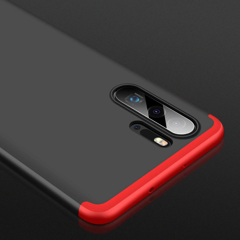 Case For Huawei P30 Pro Cover 3 IN 1 Luxury hard PC Protection full Phone Back Shell sFor Cases Coque Fundas | Мобильные телефоны и