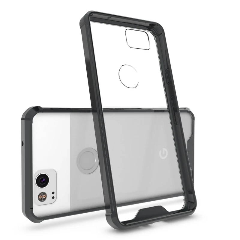 Для Google Pixel 2 XL чехол прозрачный противоударный Ультратонкий Мягкий ТПУ задняя