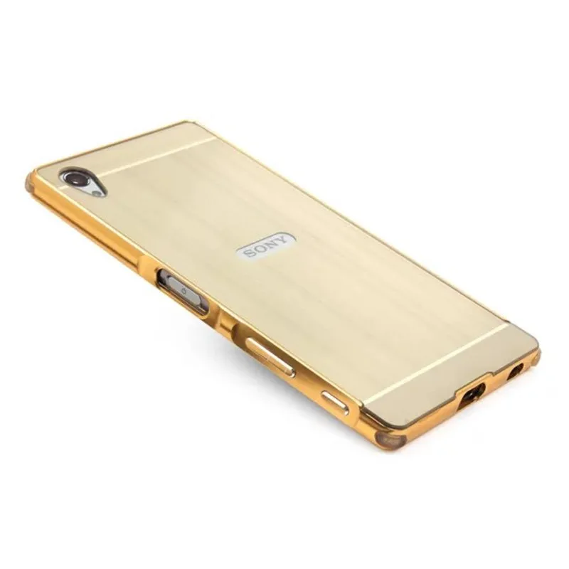 Для sony Xperia Z5 Premium E6853 E6883 5," чехол с металлической рамкой и матовой задней крышкой жесткий чехол для sony Z5 Premium Dual