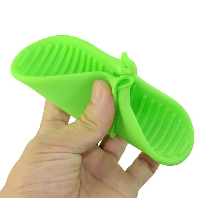 2 шт кухонные цветные силиконовые перчатки толстые термостойкие для духовки