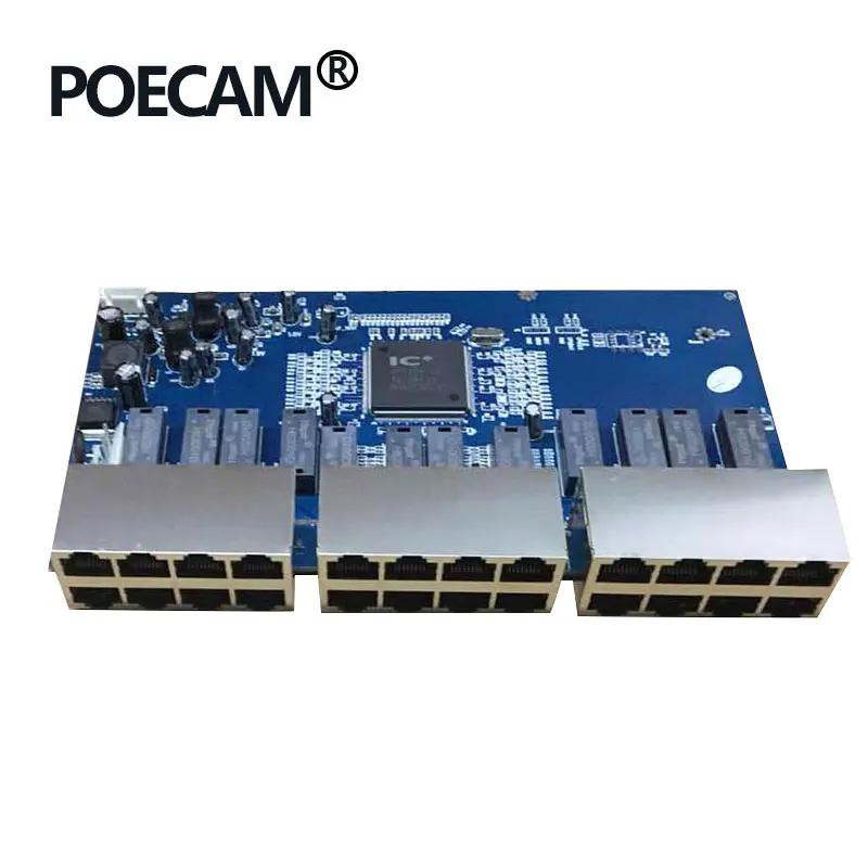 12V15V18V24V пассивное питание через ethernet Переключатель poe инжектор сети
