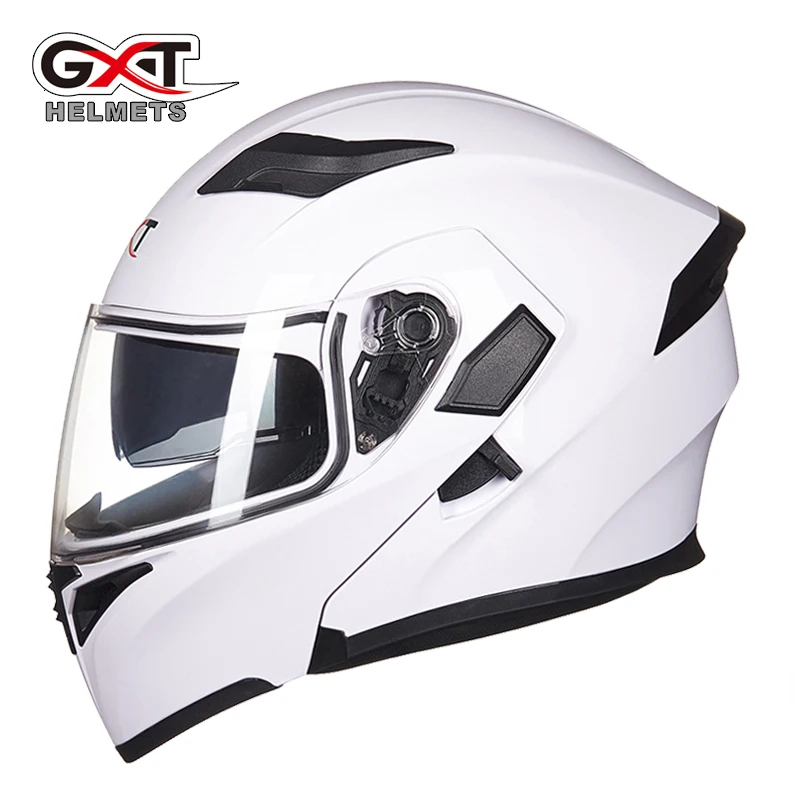 High Quality Flip Up Racing Helmet Modular Dual lens Motorcycle full face Safe helmets Casco capacete casque moto M L XL | Автомобили и