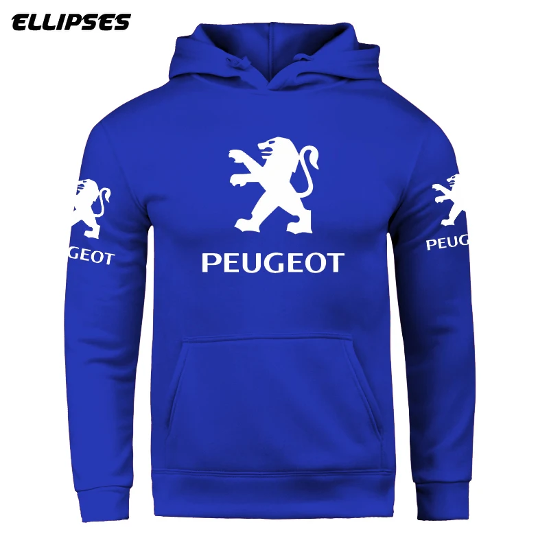 Логотип Peugeot толстовки с модным принтом спортивная одежда для мужчин и женщин