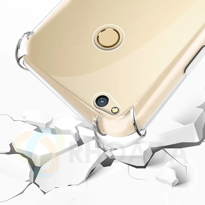 Мягкая кожа Гибкая бампер ясности TPU чехол для huawei Honor 6A прозрачные мягкие
