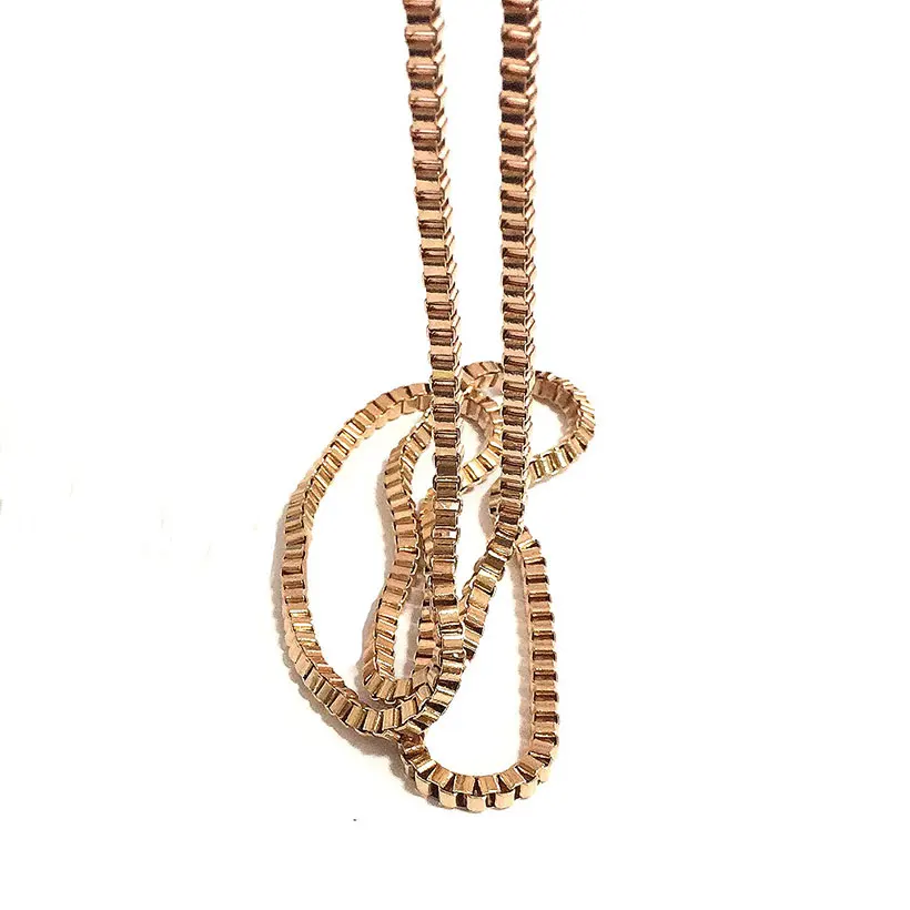 Роскошные Мода из нержавеющей стали Цепочки и ожерелья для Для женщин застежкой