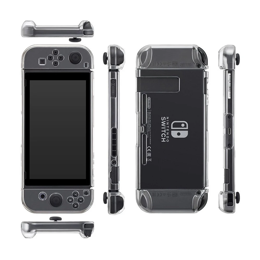 Защитный корпус под стекло Прозрачный чехол для ПК для Nintendo Switch NS NX чехол жесткий прозрачный чехол для задней крышки оболочка для nyd аксессуары