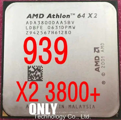 Двухъядерный Процессор Athlon X2 3800+ 2,0 ГГц X2-3800+ ADA3800DAA5BV ADA3800DAA5CD 95 Вт Разъем 939PIN