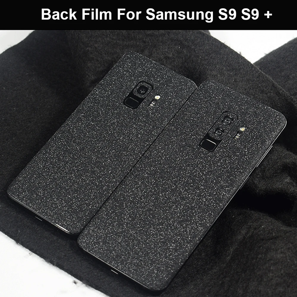 Задняя пленка для Samsung Galaxy S9 Plus S8 Note 9 8 новая матовая Мерцающая защитная наклейка +