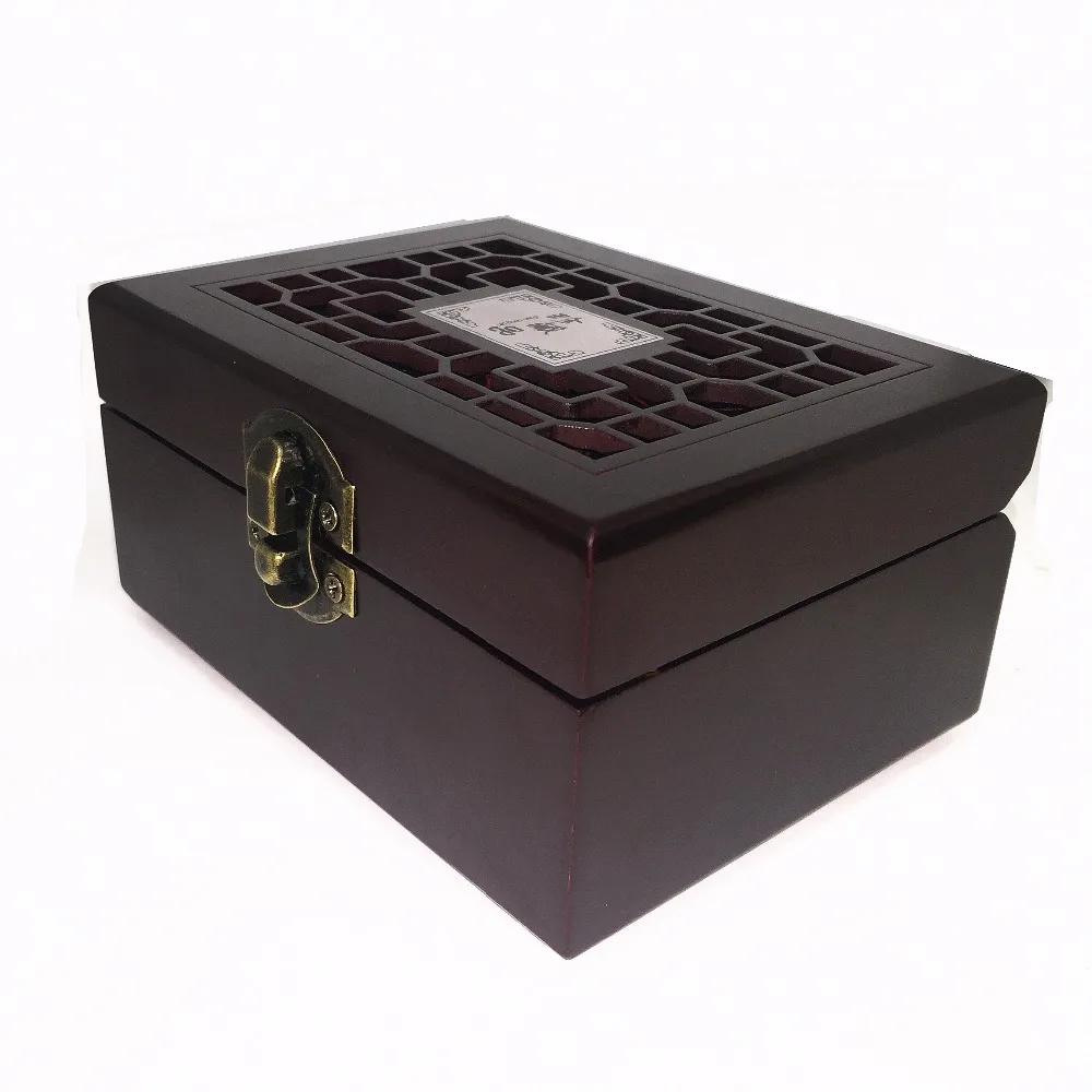 L.TANG покерные водонепроницаемые ПВХ с деревянной коробкой черные пластиковые