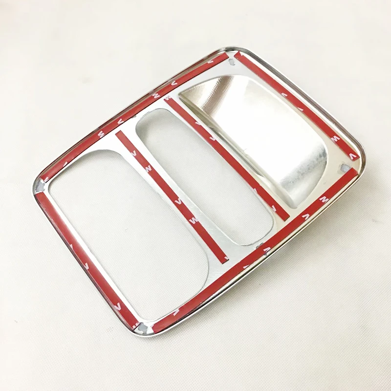 

ABS Chrome For Renault Clio IV Clio 4 Hatchback 2013 2014 2015 accessories Car front reading Lampshade panel Cover Trim 1pcs