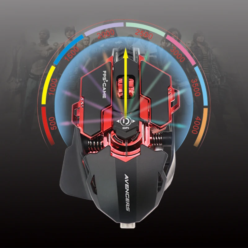 Usb Gaming Mouse Souris For Computer Laptop Maus Gamer Game Muis Wired Mice Filaire Ergonomic Rgb Myszka Raton Ordenador | Компьютеры и