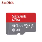 Карта памяти MicroSD SanDisk UHS-I, класс 10, класс 10, SDXC, 64 ГБ, Ultra SDHC, 32 ГБ, 16 ГБ