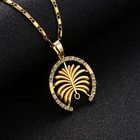 Женское ожерелье с подвеской в форме пальмы из Дубая