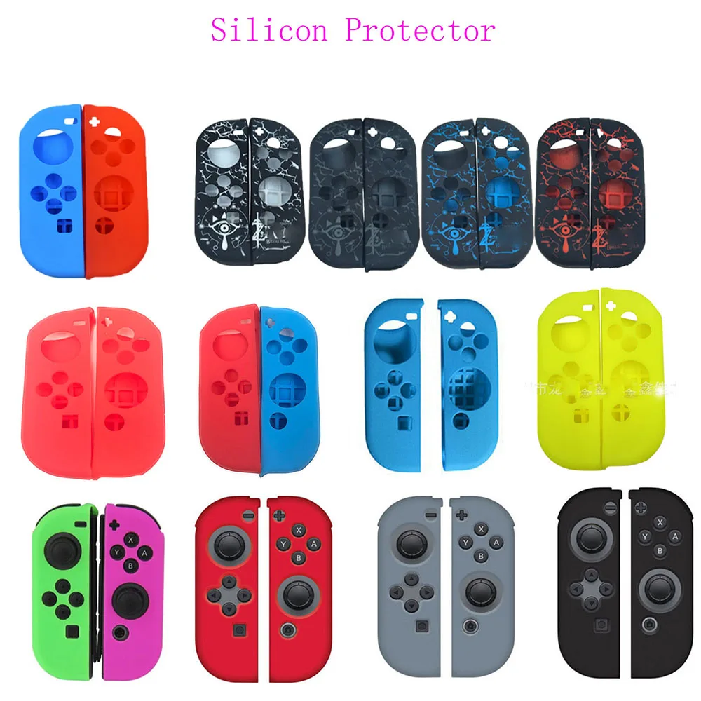 Цветной силиконовый защитный чехол для Switch Joy-Con | Электроника