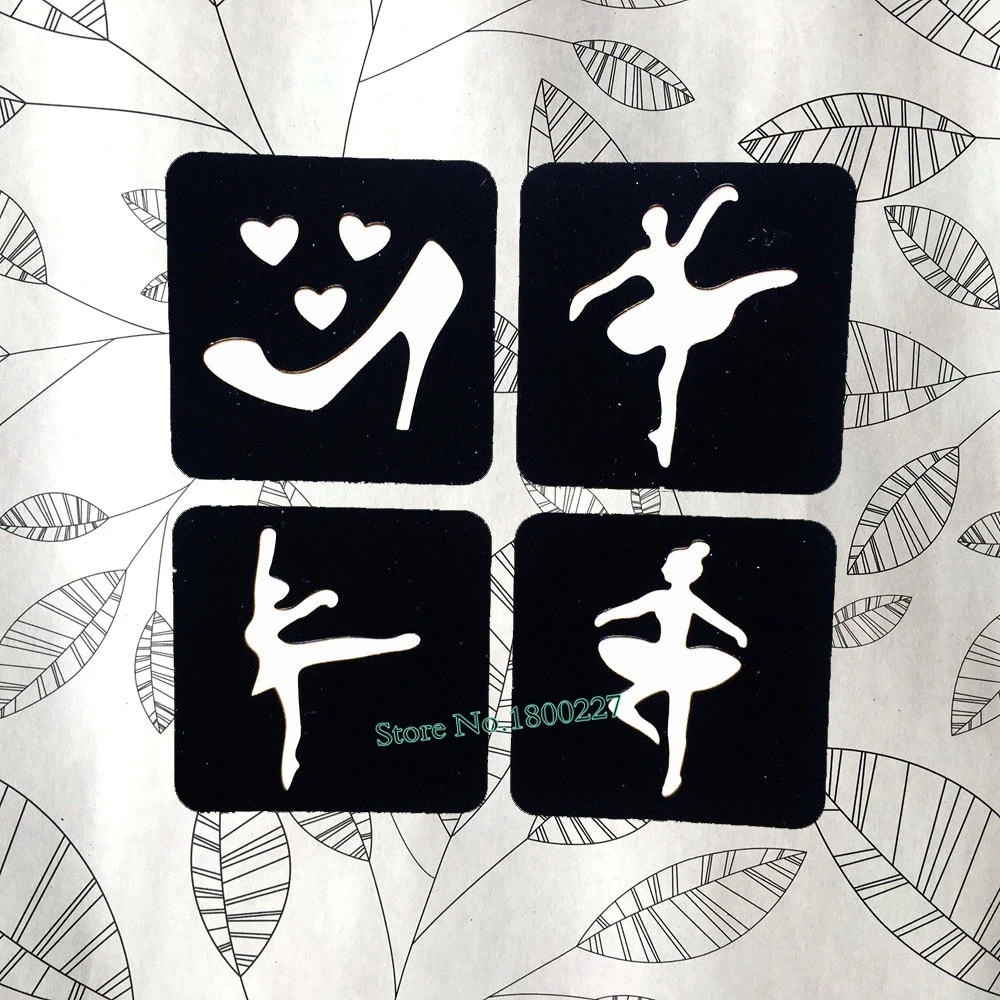 Балетные женские дизайнерские поддельные водонепроницаемые фотообои трафареты