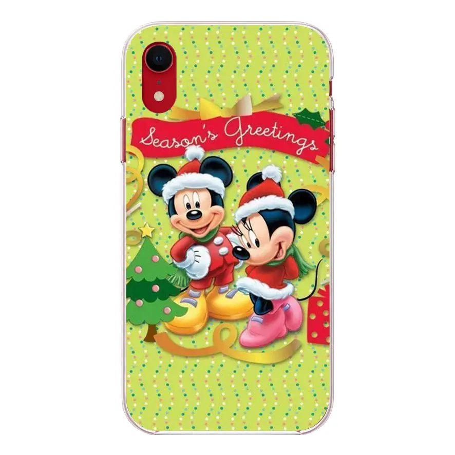 OUTMIX Рождество Микки Минни чехол для телефона iPhone 6s 6 plus 7 8 5 5S SE XR XS