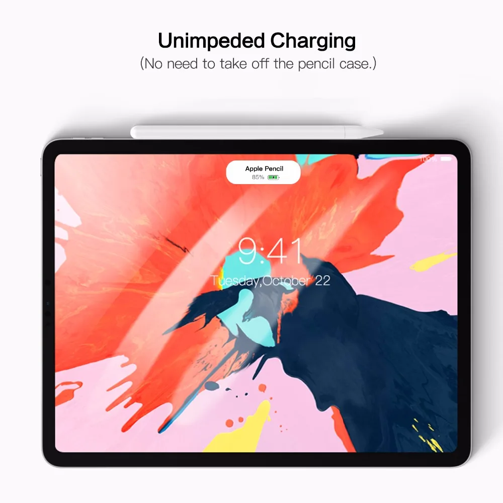 Чехол совместимый с Apple Pencil 2 выпущен в 2018 году [2 шт.] противоскользящая