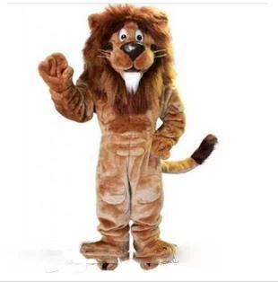 

High Quality Lion Mascot Costume adult size brave Lion cartoon Costume Party fancy dress factory direct sale