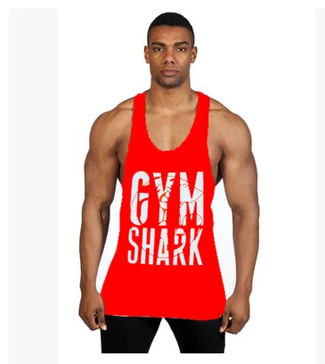 2014 хлопок фитнес-одежды тренажерный зал бодибилдинг мужчины рукавов спорт топы