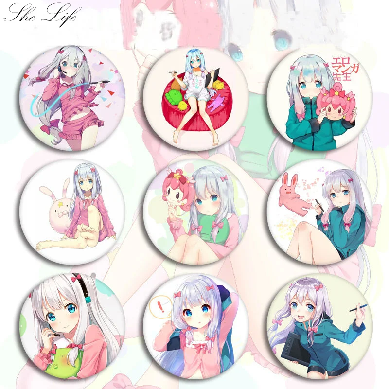 Harajuku стиль значок аниме Pin коллекция Брошь куртка шляпа Заклепки для джинсов