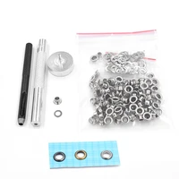100 sets 5mm metal eyelets and installation tools rivet buttons metal pores eyelet tool sewing patch clothing accessories
