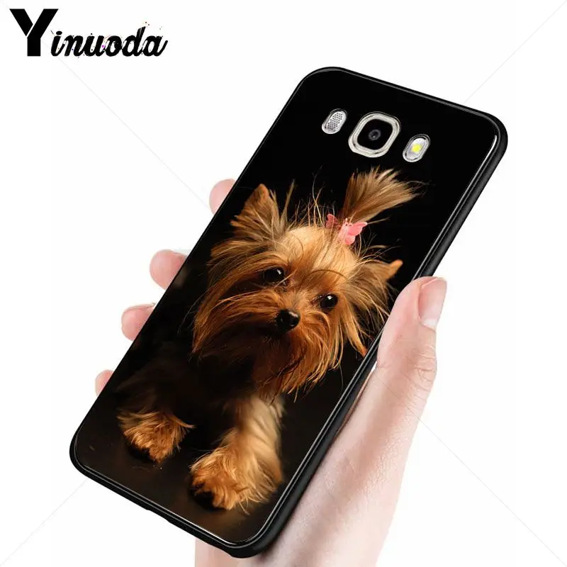 Yinuoda йоркширский терьер собака щенок мягкий чехол для телефона Samsung Galaxy j7 2017 prime j8