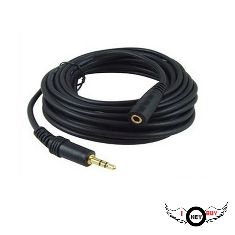 3 Meters Full Copper Headphone Extension Cord 3.5mm Male To Female Computer Audio Cable Wiring Kit 3.5mm Plug Line