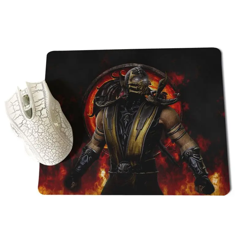 18x22cm MaiYaCa Mortal Kombat коврик для мыши геймер игровые коврики размер для 7,08*8,65 дюймов и 9,83*11,4 дюймов игровые коврики для мыши - Цвет: 18x22cm