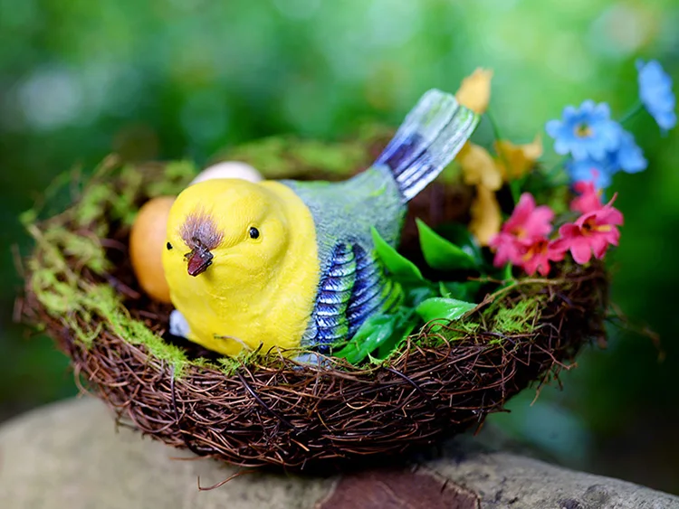 Фигурки из искусственной птицы 4 шт.|toys toys|toys toys toystoy diy |