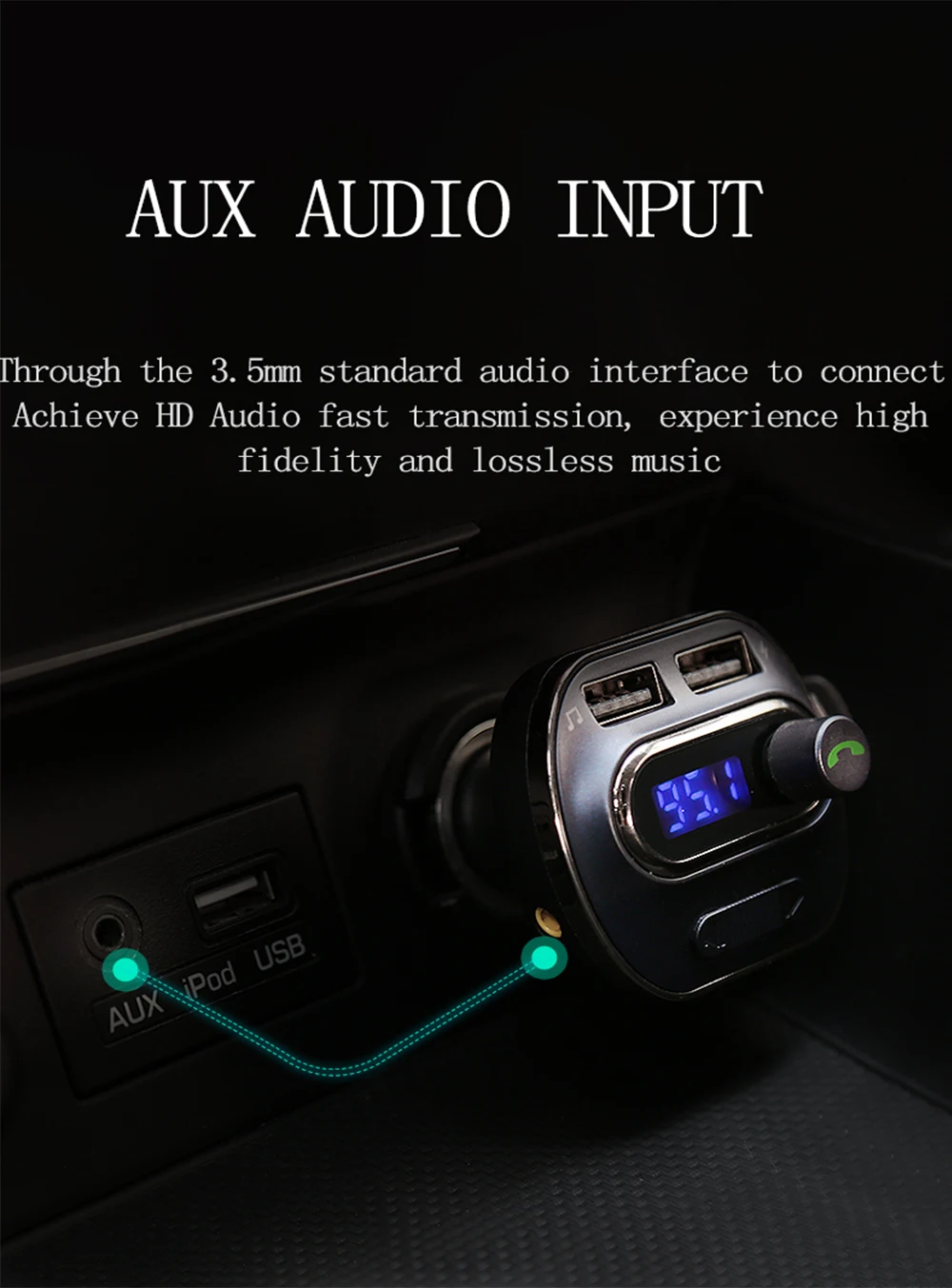 FM передатчик Bluetooth fm-модулятор автомобилей Bluetooth гарнитуры Car Kit MP3 аудио плеер Dual USB Автомобильное Зарядное устройство с ЖК-дисплей дисплей