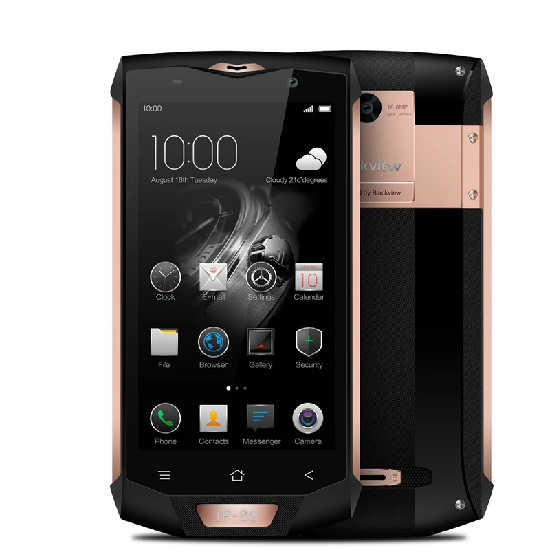 Blackview bv8000 Pro 4 г мобильного телефона отпечатков пальцев 5.0 &quotAndroid 7.0 mtk6757